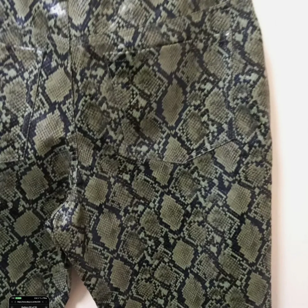 NWOT - Asos Design Snakeskin Pants - Picture 8 of 10